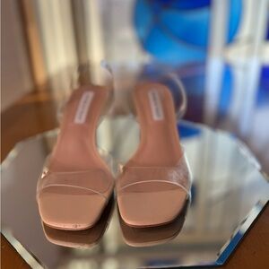 Brand: Chelsea & Violet / Style: Joy Slingbacks / Color: Clear / Size: 5.5M